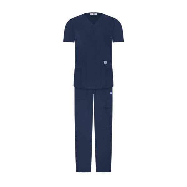Breathing Scrub Set - Navy Blue / Azul Oscuro